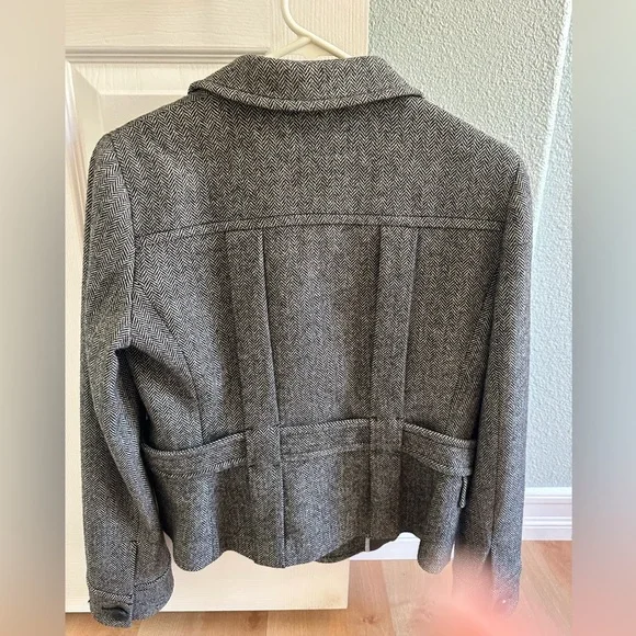 Vintage J.Crew Norfolk herringbone coat - Picture 4 of 5